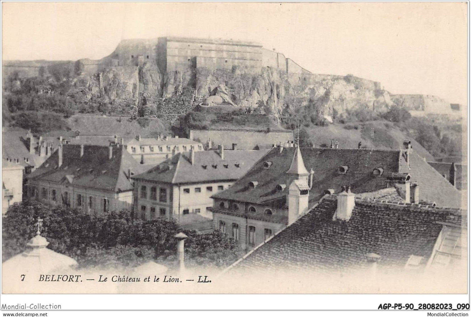 AGPP5-0508-90 - BELFORT-LE-LION - Le Chateau Et Le Lion  - Belfort – Le Lion