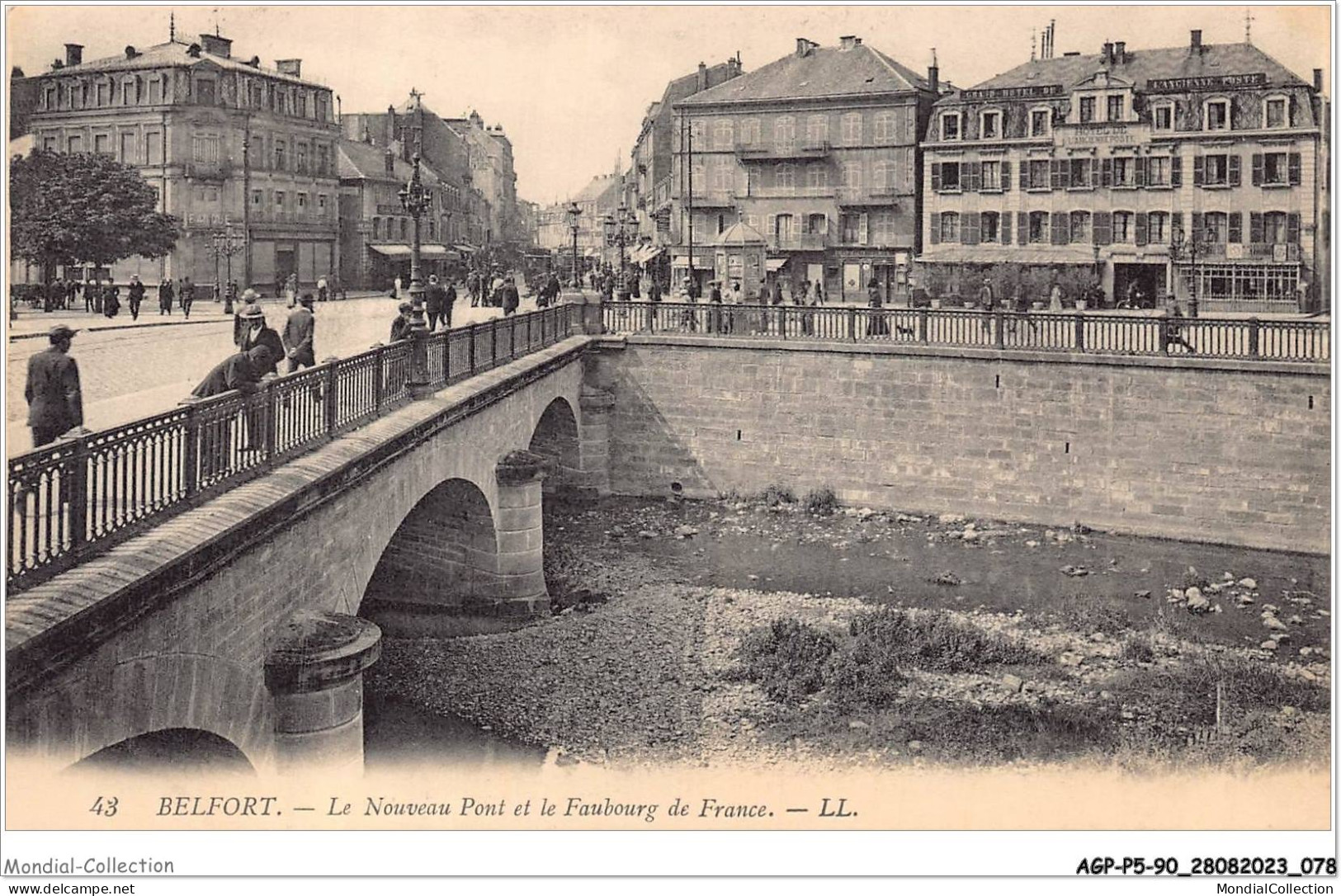 AGPP5-0502-90 - BELFORT-VILLE - Le Nouveau Pont Et Le Faubourg De France  - Belfort - Ville