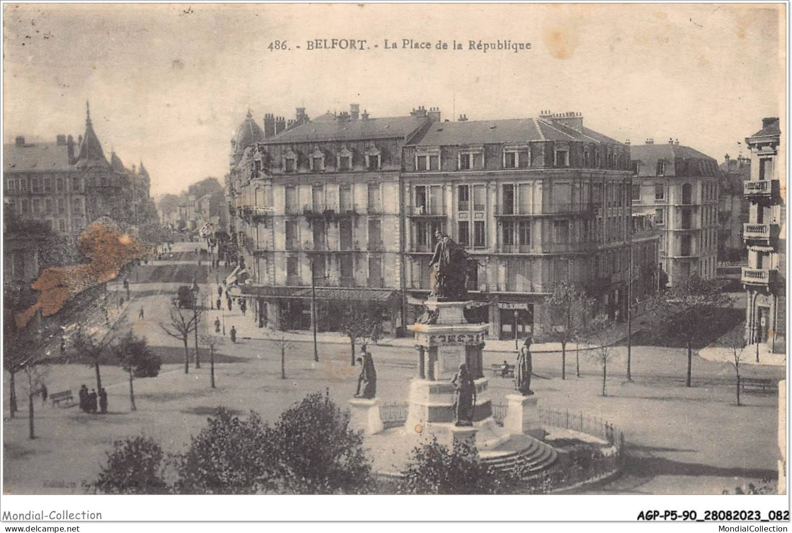 AGPP5-0504-90 - BELFORT-VILLE - La Place De La République  - Belfort - Stadt