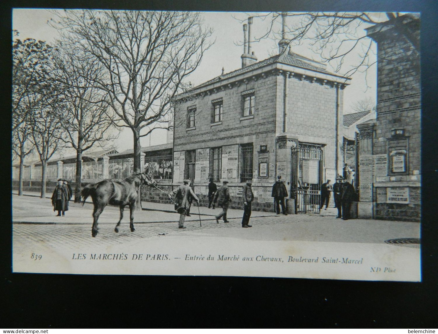 LES MARCHES DE PARIS                        ENTREE DU MARCHE AUX CHEVAUX    BOULEVARD SAINT MARCEL - Distrito: 13