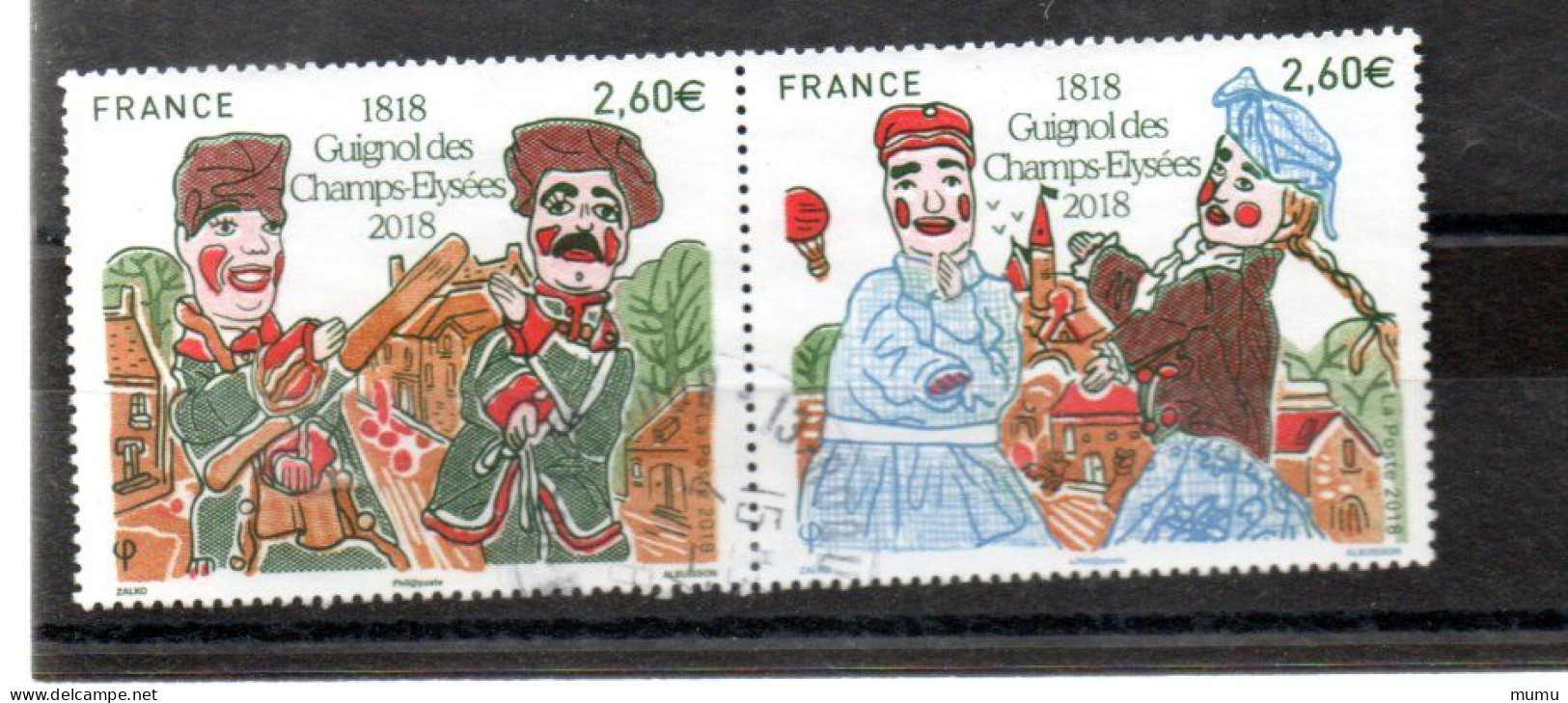 FRANCE  OB CACHET ROND  YT N° 5216/17 - 2010-.. Matasellados