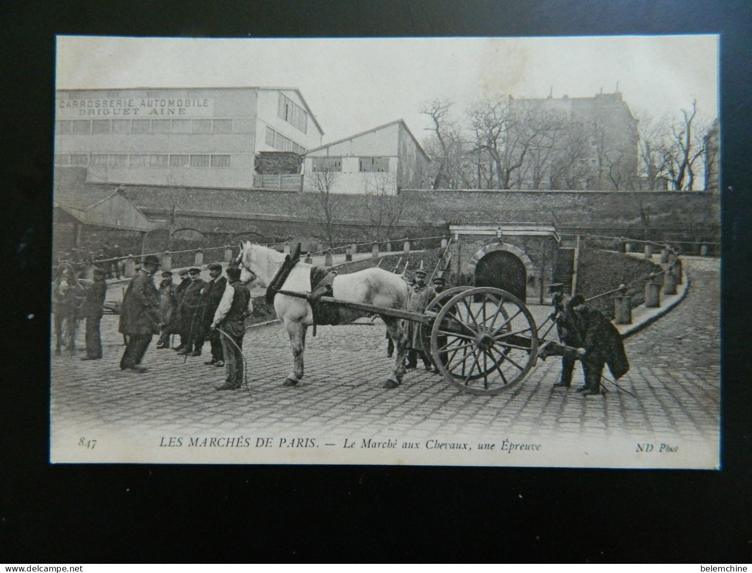 LES MARCHES DE PARIS                        LE MARCHE AUX CHEVAUX              UNE EPREUVE - Paris (13)