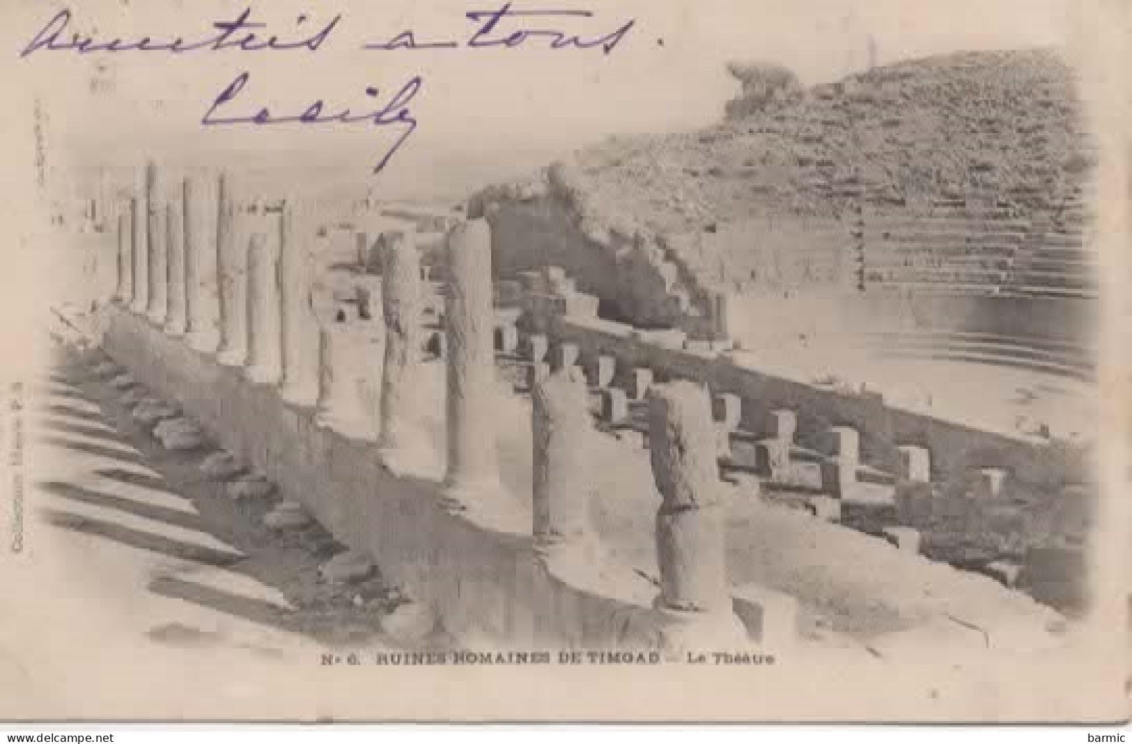 TIMGAD, RUINES ROMAINES, LE THEATRE REF 16256 - Other & Unclassified