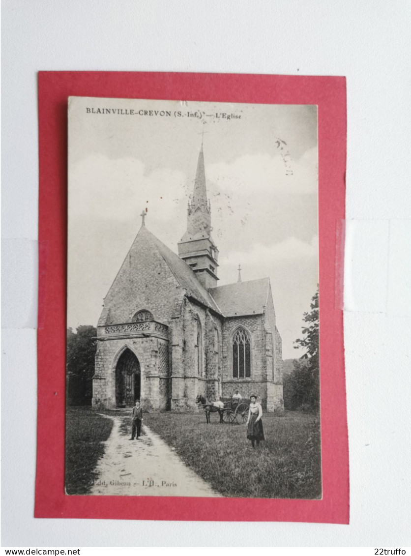 A-76-CPA-BLAINVILLE-CREVON - L'Eglise - Autres & Non Classés