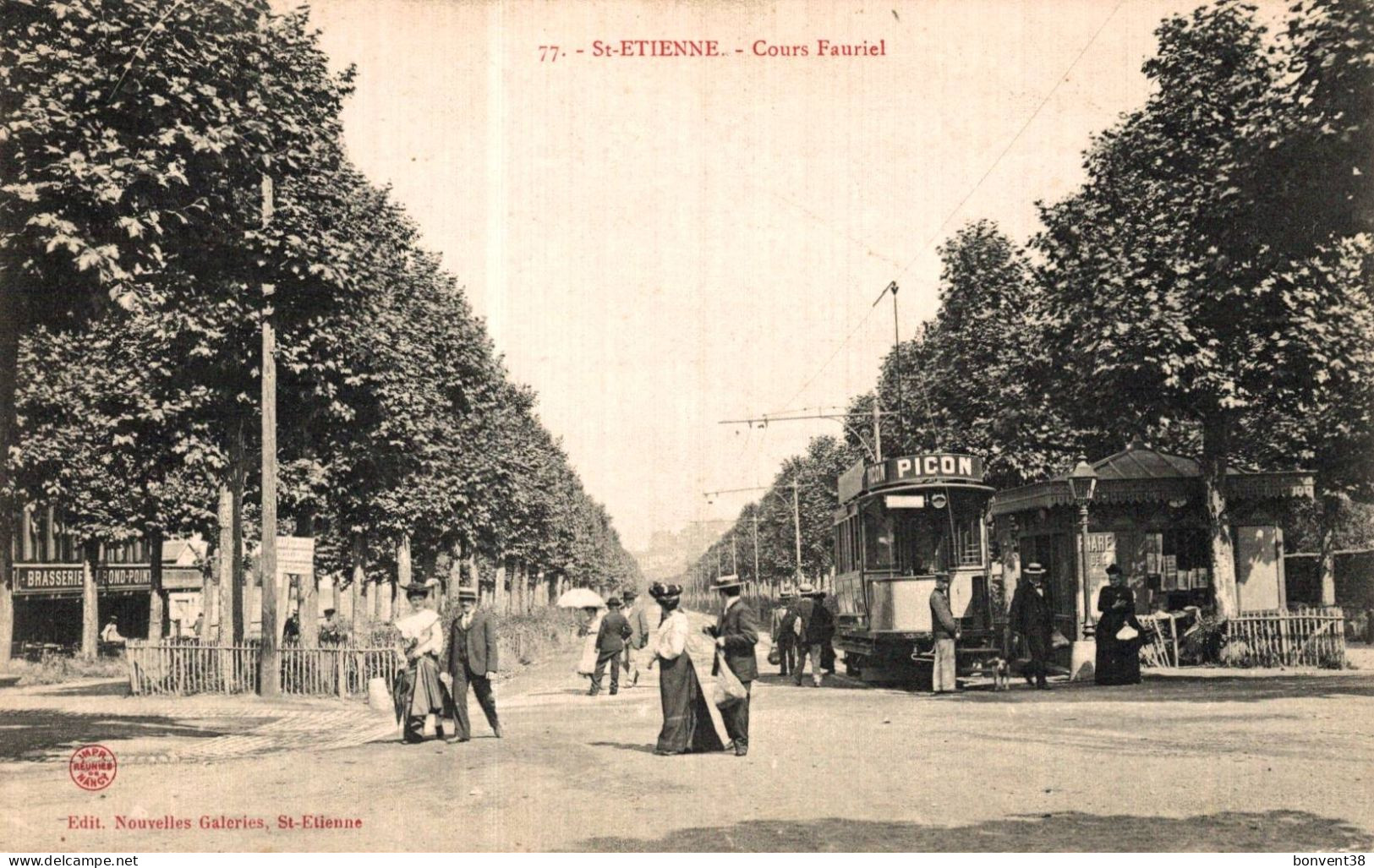 K1105 - SAINT ÉTIENNE - D42 - Lot de 4 Cartes Postales