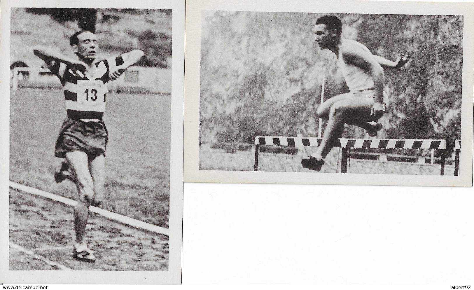 1939 2 Cartes P. : VIIe Jeux Universitaires Mondiaux à Monaco:  Athlétisme: Course Et Haies - Athletics