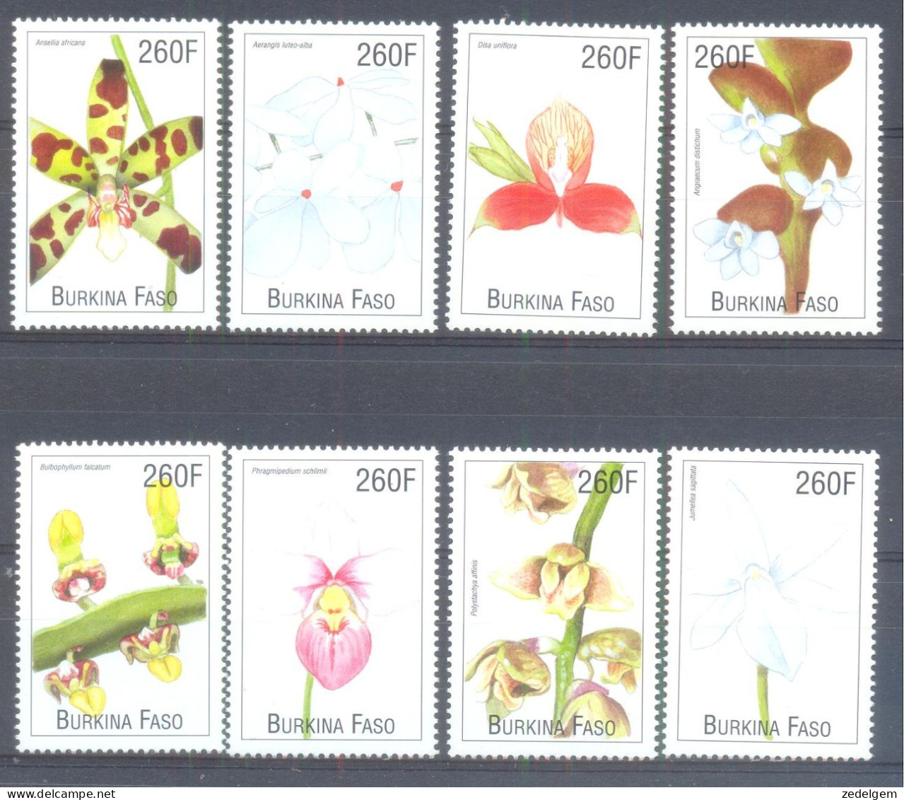 BURKINA FASO  (ORC099) XC - Orchidées