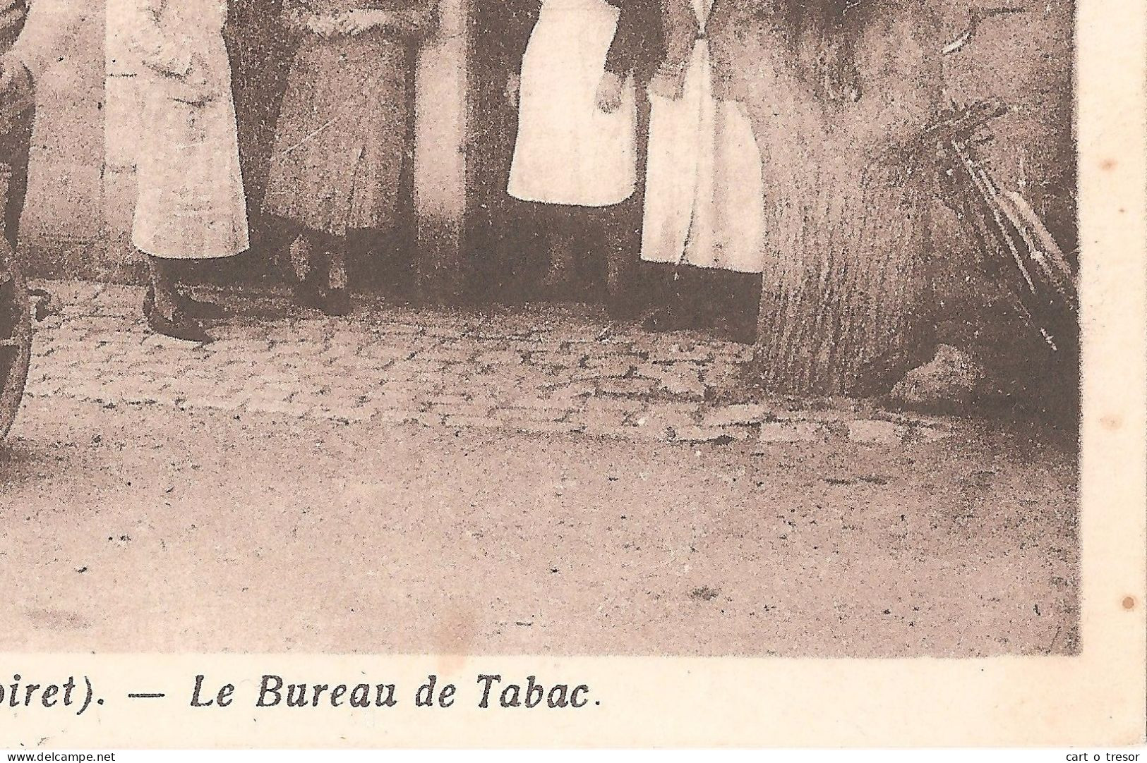 45 - DAMPIERRE-EN-BURLY - Le Bureau De Tabac - ATTELAGE DE CHIEN - Autres & Non Classés