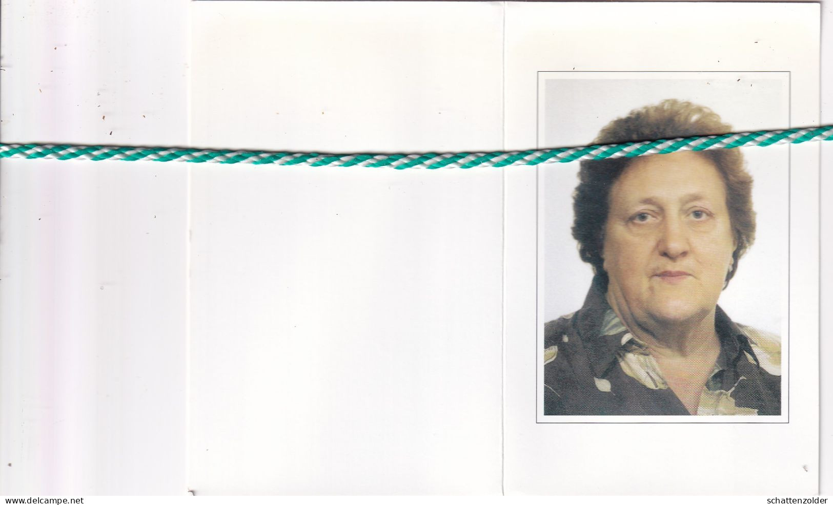 Lea D'Hooghe-Quasten, Beveren 1933, 1999. Foto - Obituary Notices