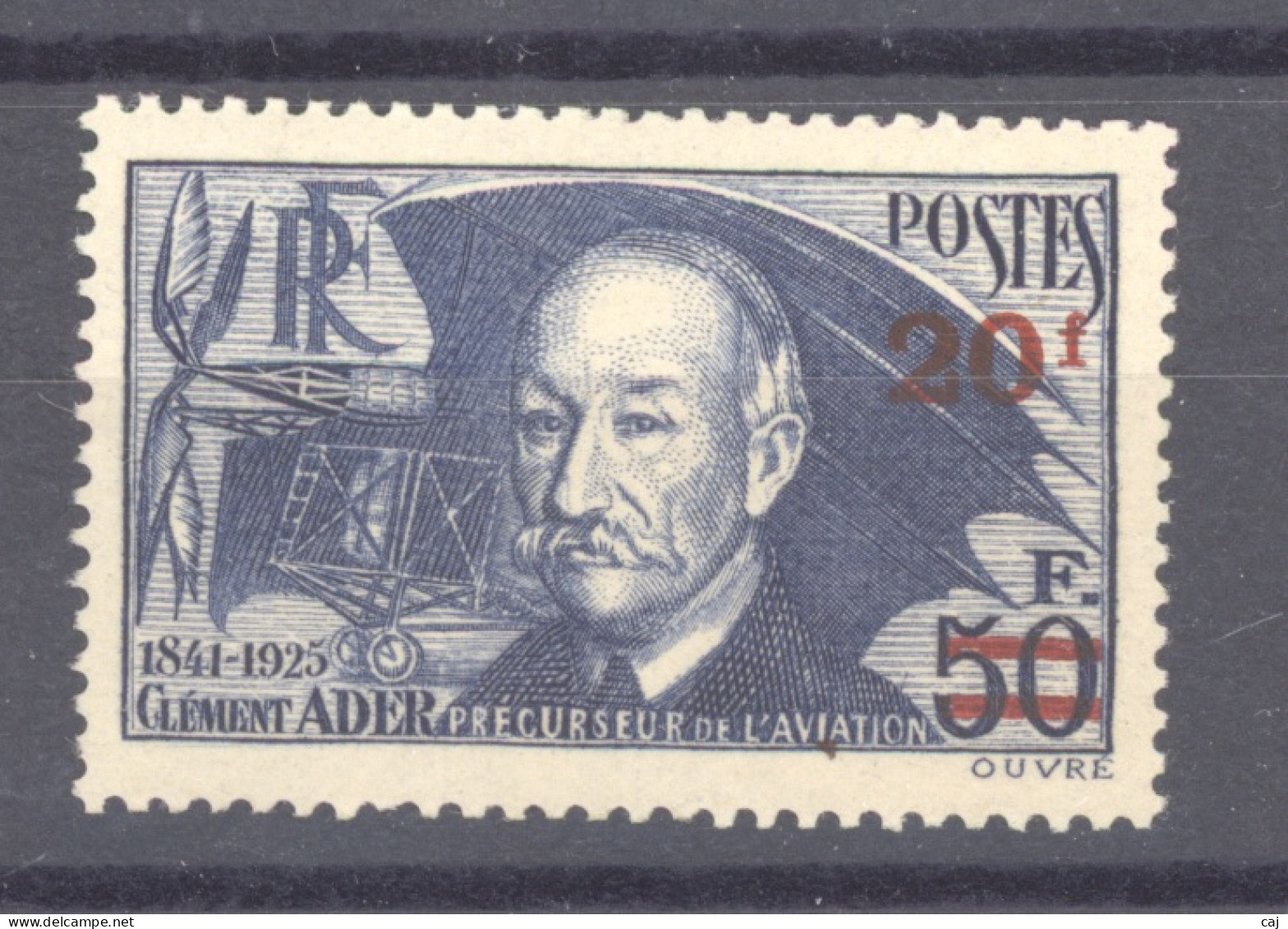 France  :  Yv  493A  **  Papier Mince - Nuovi