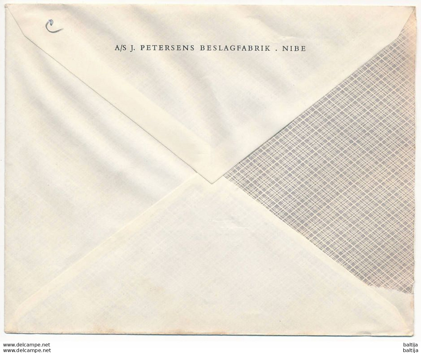 EMA Meter Cover Hasler / J. Petersens Beslagfabrik, Bracket - 25 April 1961 Nibe - Briefe U. Dokumente