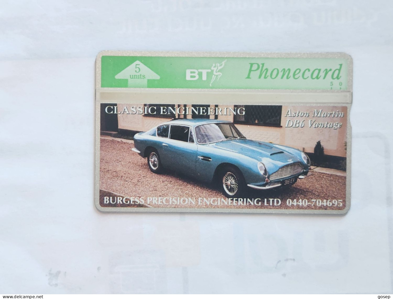 United Kingdom-(BTG-102)-Classic Engineering-(1)-Aston-(455)(5units)-(271E59371)(tirage-500)(price Cataloge-30.00£-mint - BT Emissioni Generali