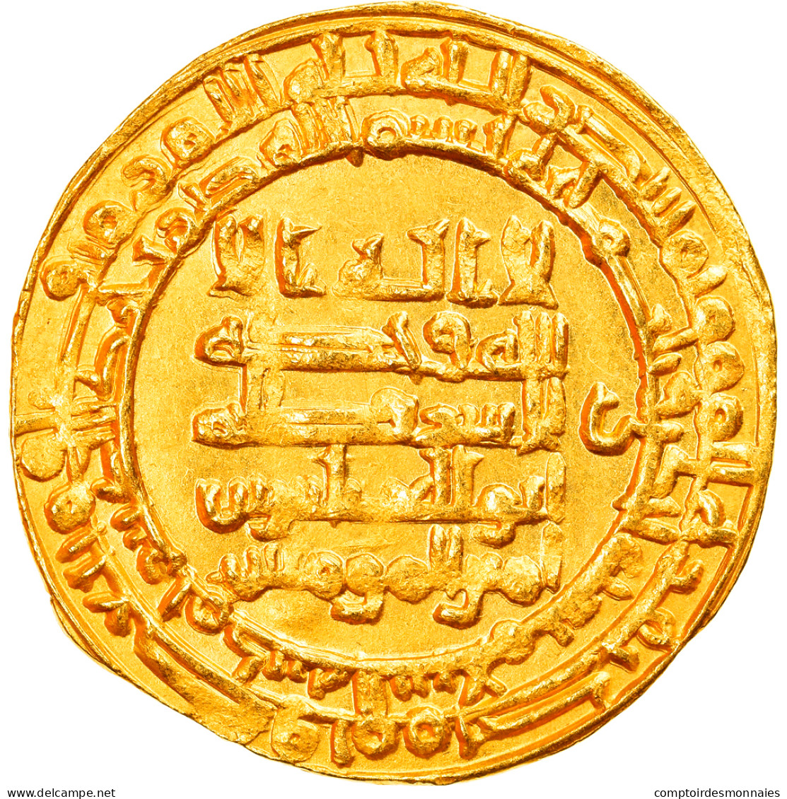 Monnaie, Abbasid Caliphate, Al-Muqtadir, Dinar, AH 301 (913/914), Madinat - Islamitisch