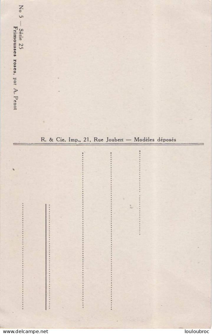 PENOT A.  FRIMOUSSES ROSES FEMME SEINS NUS  N°5 - Autres & Non Classés