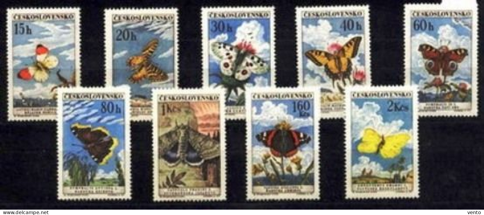 CS 1961 Mi 1301-9 Yt 1184-92 ** - Unused Stamps