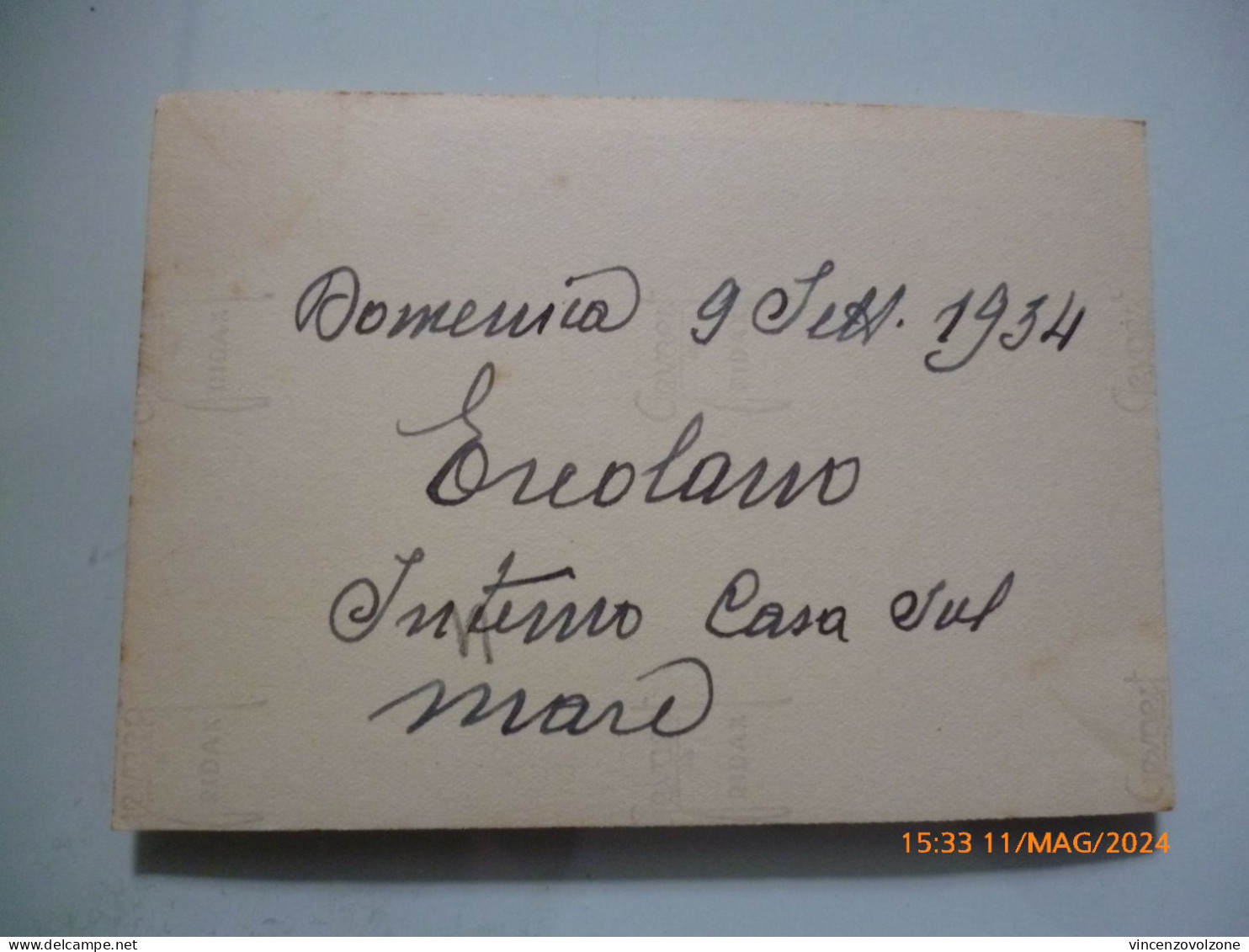 Lotto 6 Fotografie "SCAVI DI ERCOLANO 9 Settembre 1933" - Lugares