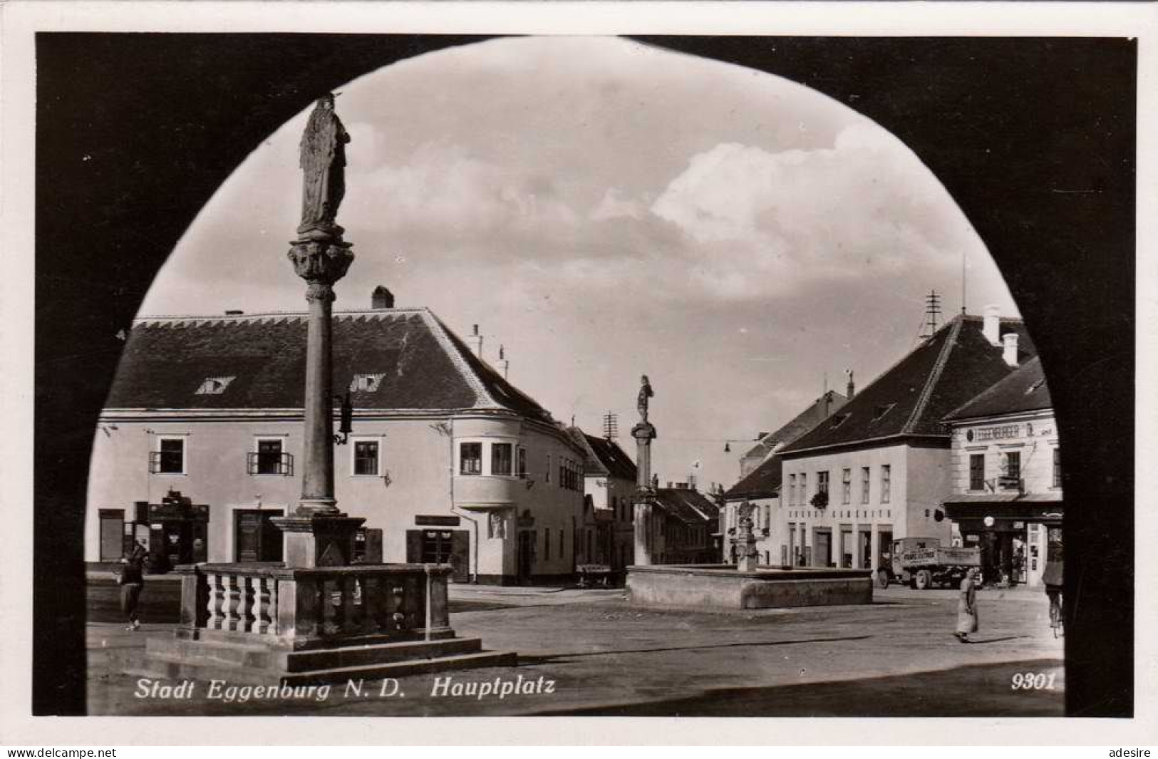 NÖ - EGGENBURG - Niederdonau Hauptplatz, Fotokarte - Eggenburg