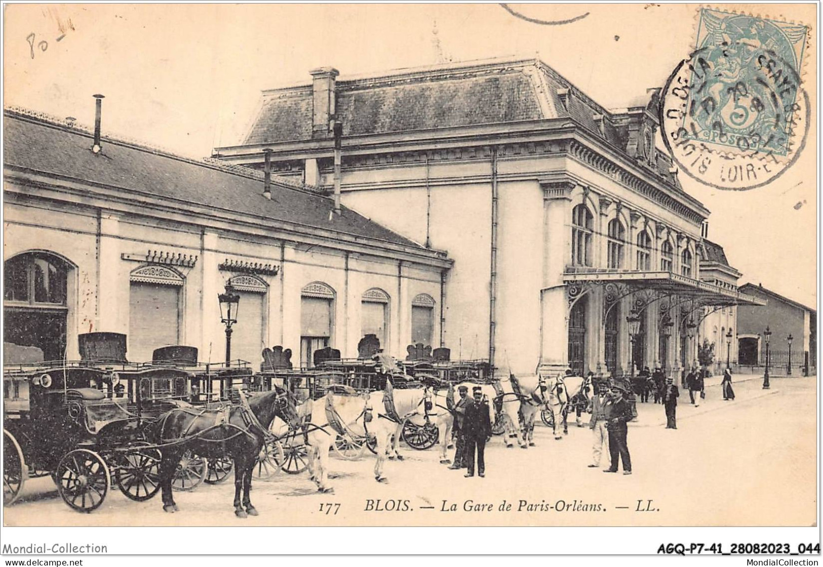 AGQP7-0483-41 - BLOIS - La Gare De Paris-orléans  - Blois