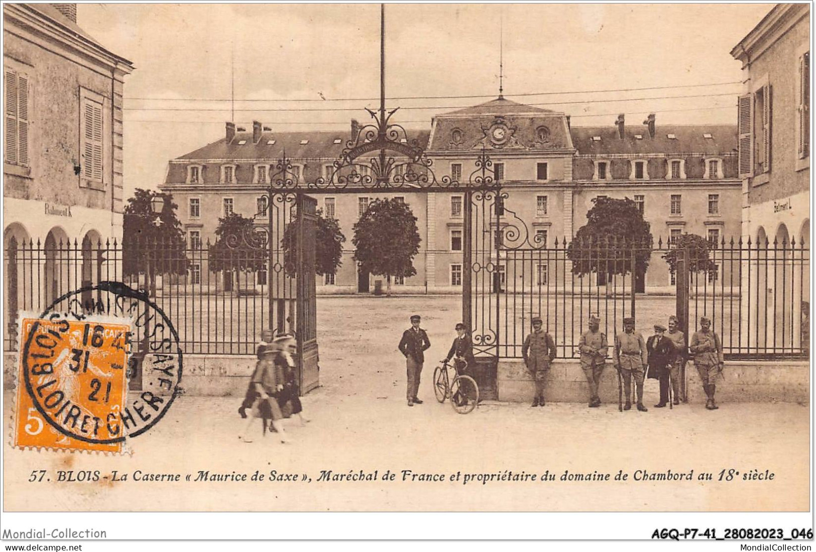 AGQP7-0484-41 - BLOIS - La Caserne - Maurice De Saxe - Maréchal De France  - Blois