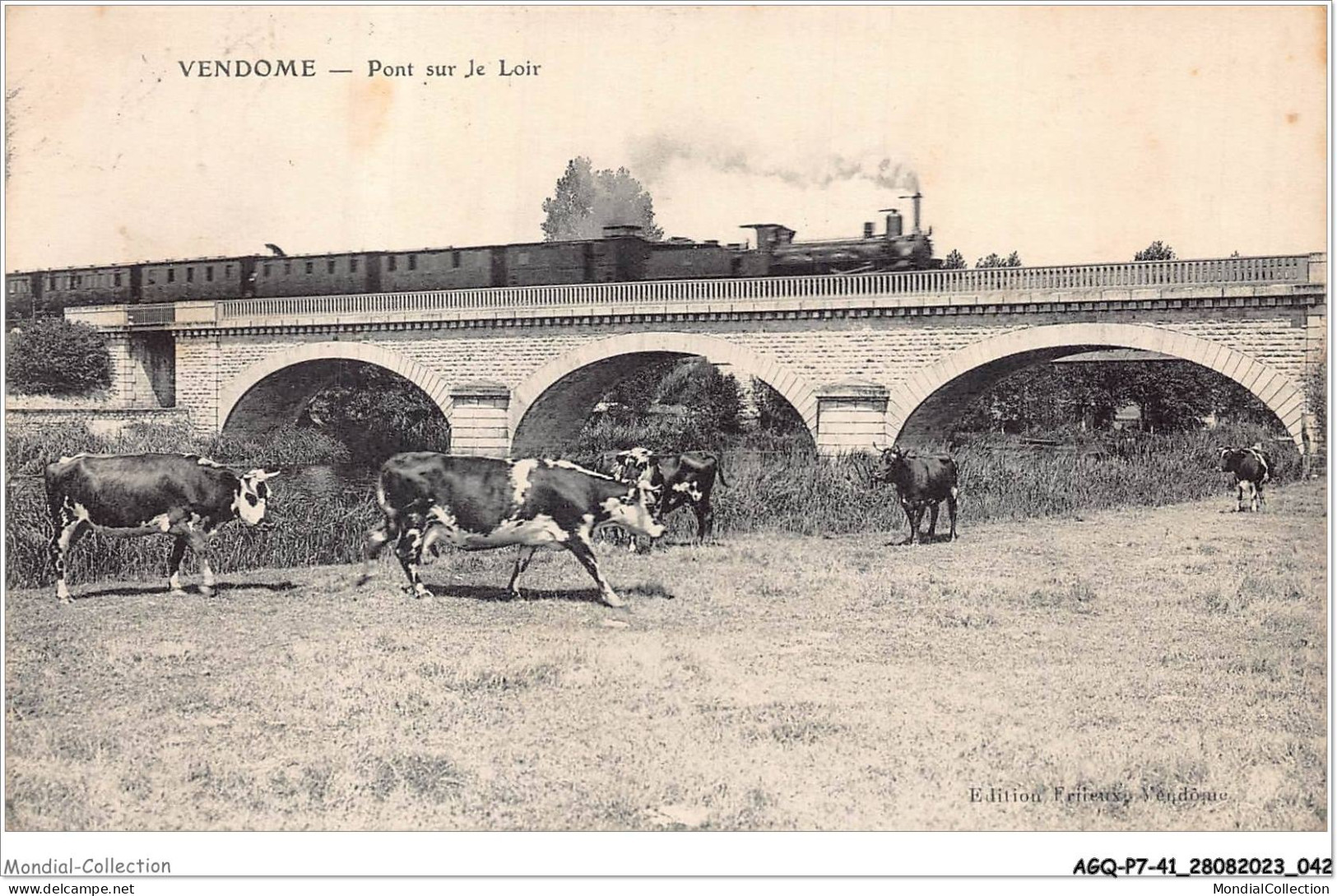 AGQP7-0482-41 - VENDOME - Pont Sur Le Loir  - Vendome