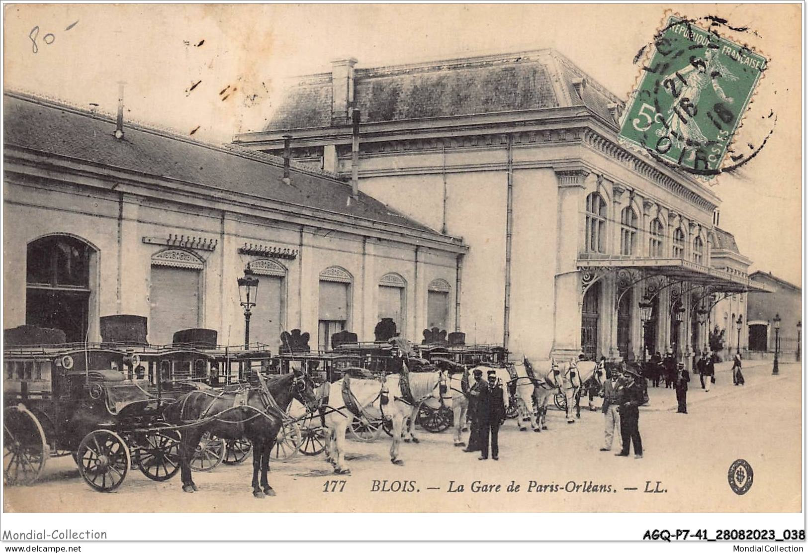 AGQP7-0480-41 - BLOIS - La Gare De Paris-orléans  - Blois