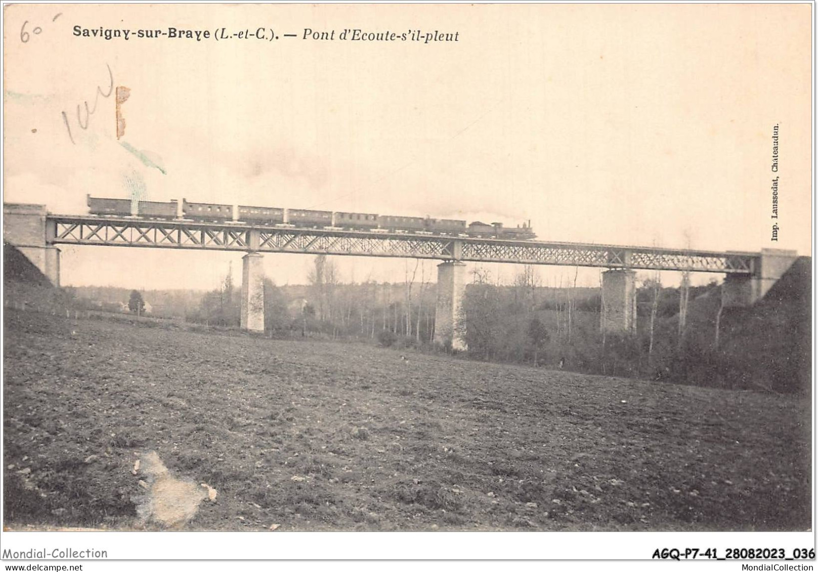 AGQP7-0479-41 - SAVIGNY-SUR-BRAYE - Pont D'ecoute S'il Pleut  - Autres & Non Classés