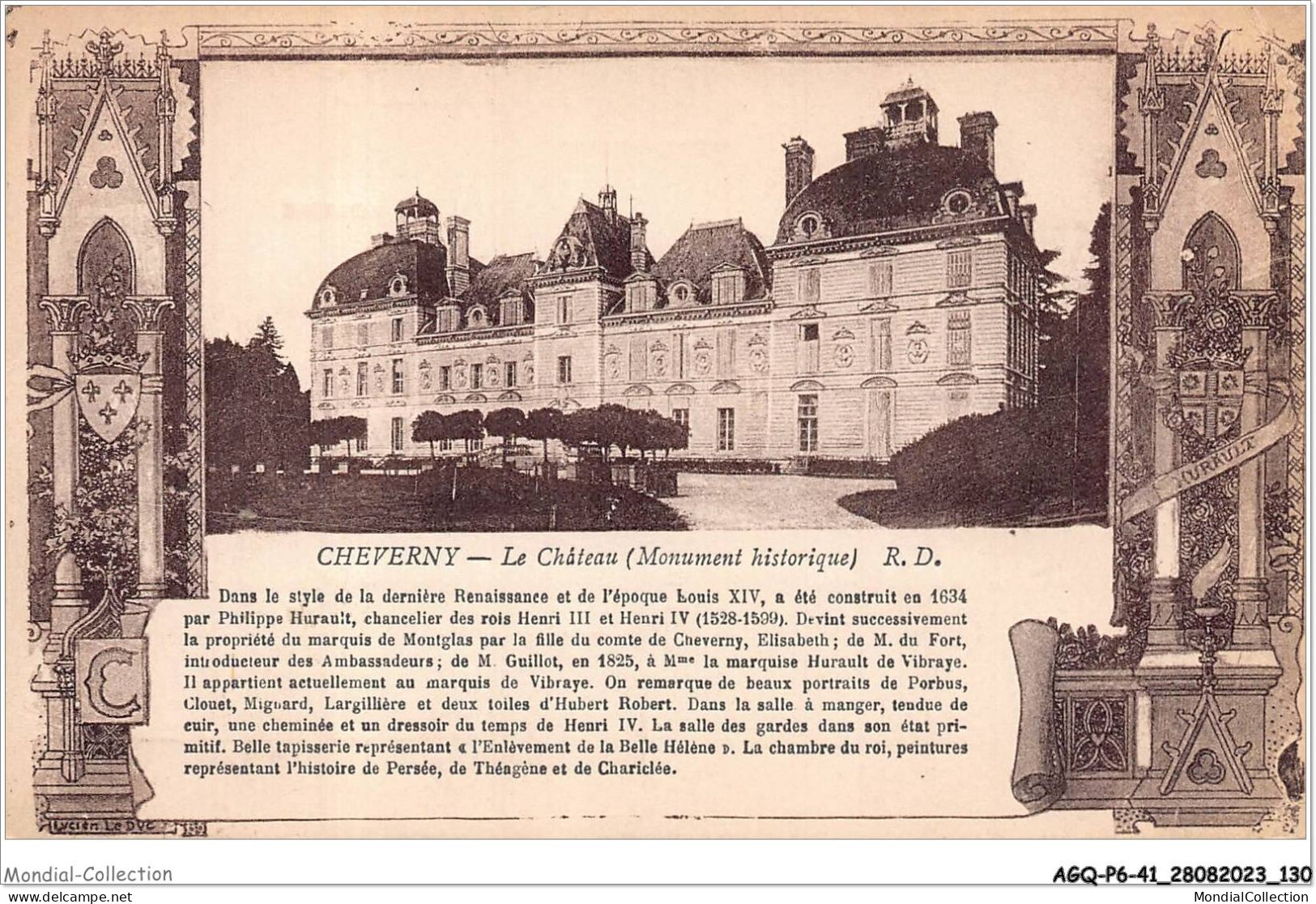 AGQP6-0450-41 - CHEVERNY - Le Chateau  - Cheverny