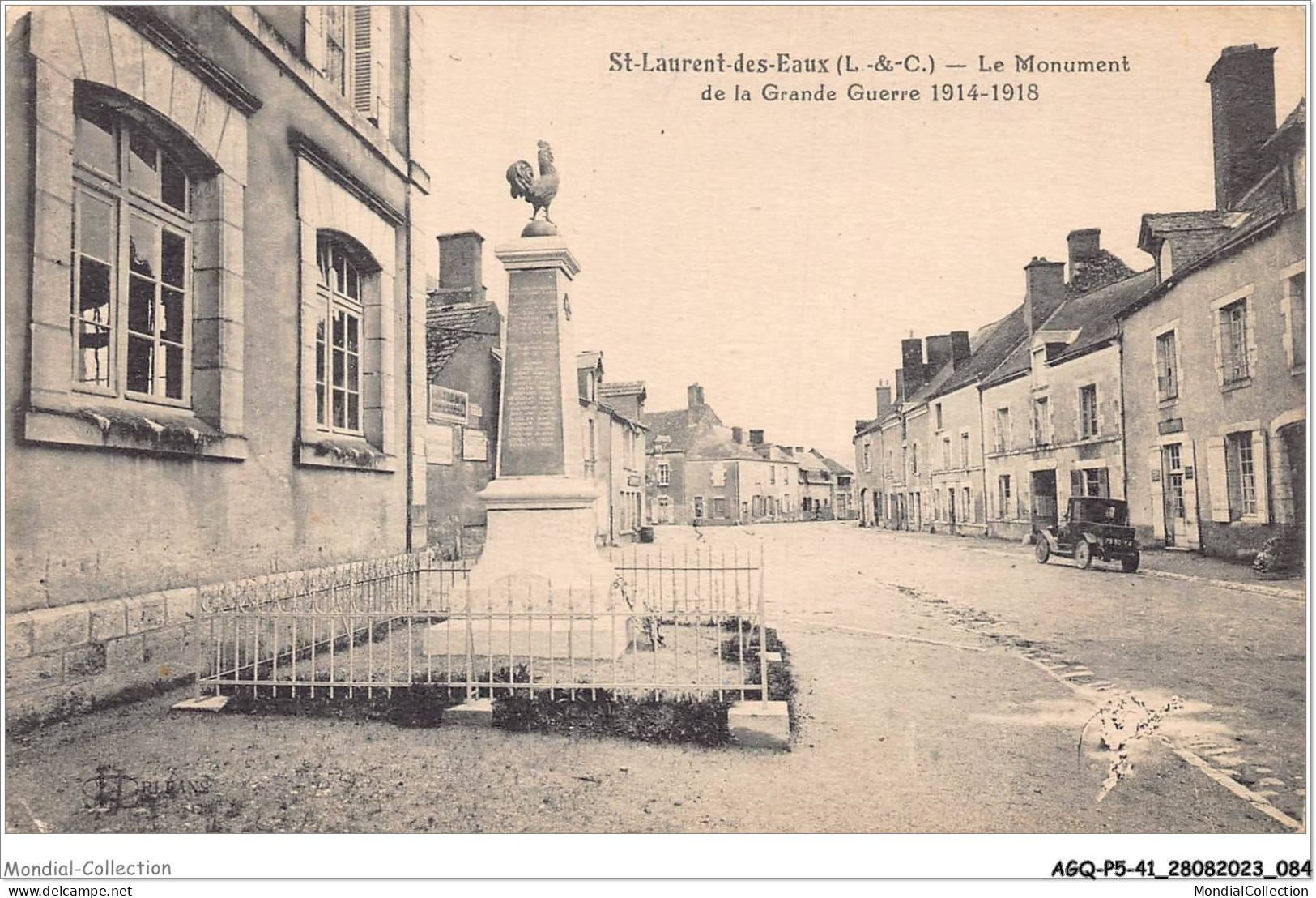 AGQP5-0356-41 - SAINT-LAURENT-DES-EAUX - Le Monument De La Grande Guerre 1914-1918 - Blois
