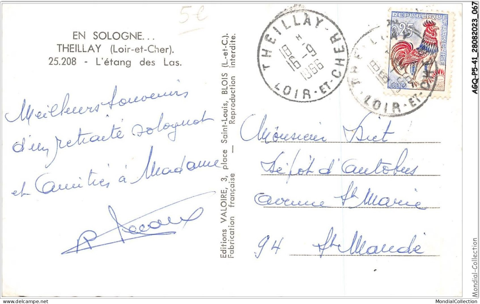 AGQP5-0347-41 - THEILLAY - L'étang Des Las - Romorantin