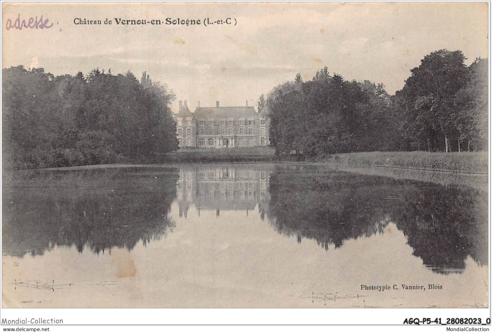 AGQP5-0314-41 - Chateau De VERNOU-EN-SOLOGNE  - Romorantin