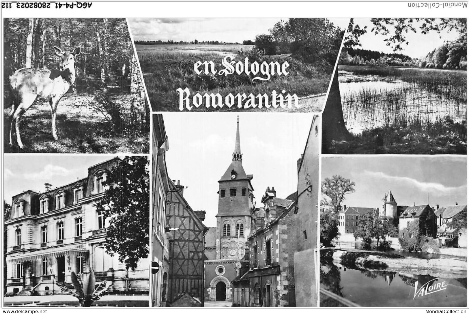 AGQP4-0307-41 - ROMORANTIN - Trois Aspects De La Sologne - L'hotel De Ville - L'église Et Les Moulins De La Sauldre - Romorantin
