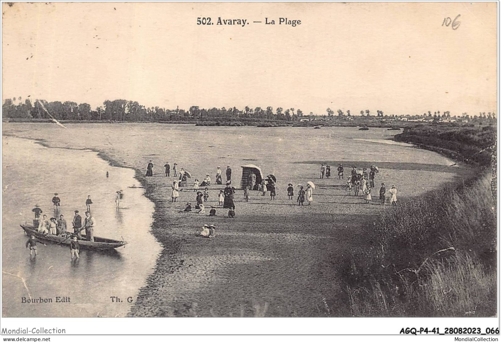 AGQP4-0284-41 - AVARAY - La Plage - Blois