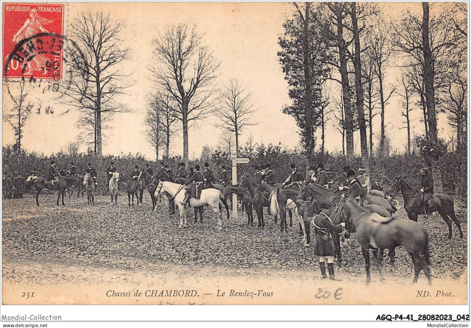 AGQP4-0272-41 - Chasses De CHAMBORD - Le Rendez-vous - Chambord