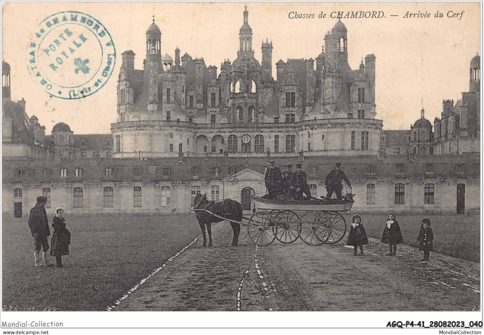 AGQP4-0271-41 - Chasses De CHAMBORD - Arrivée Du Cerf - Chambord