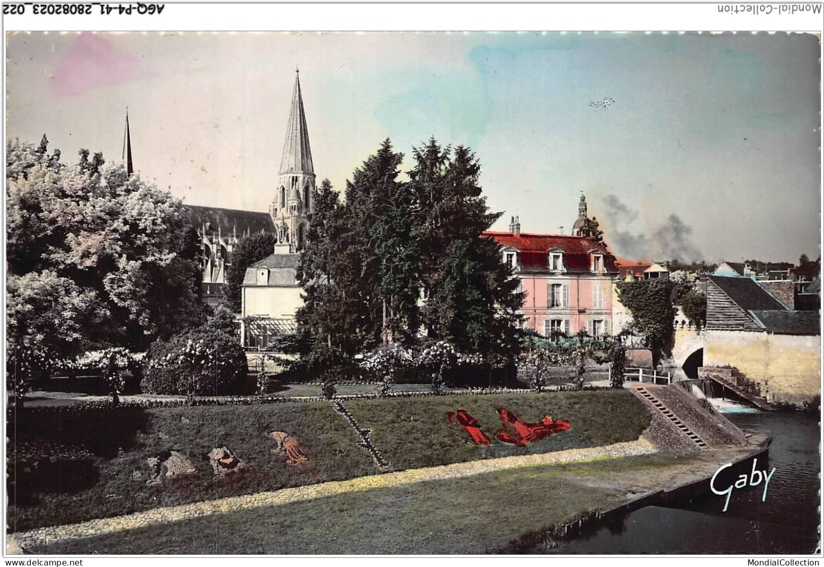 AGQP4-0262-41 - VENDOME - Les Jardins Au Bord Du Loir Et La Trinité - Vendome