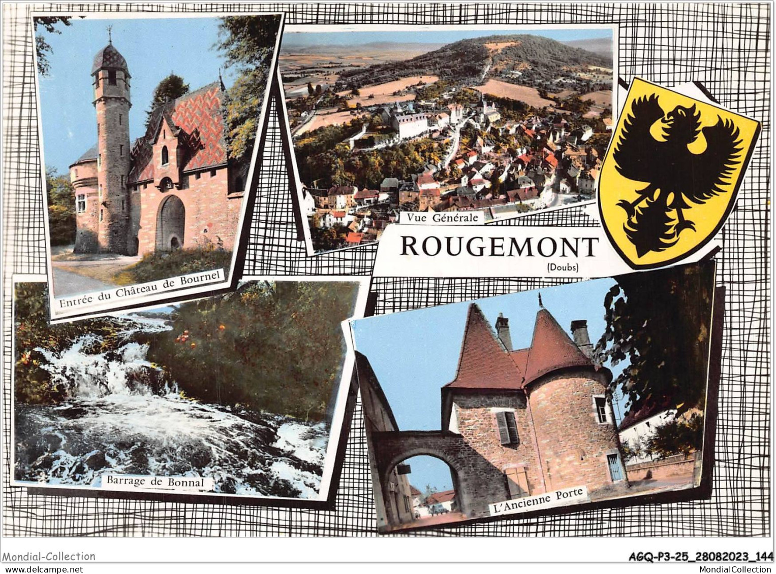 AGQP3-0234-25 - ROUGEMONT - Vue Générale - Entrée Du Chateau - Barrage De Bonnal - L'ancienne Porte - Besancon