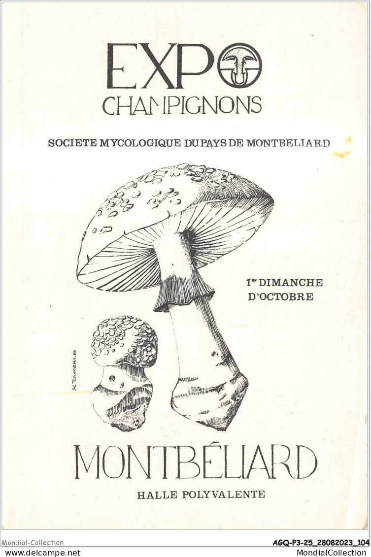 AGQP3-0214-25 - MONTBELIARD - Halle Poyvalente - Expo Champignons - Montbéliard