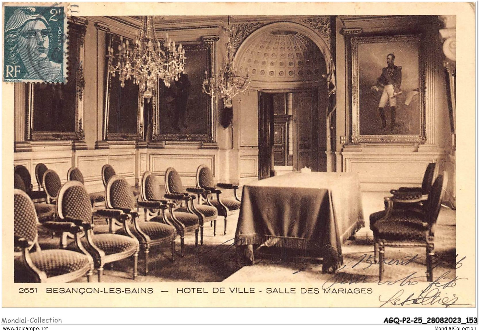 AGQP2-0151-25 - BESANCON-LES-BAINS - Hotel De Ville - Salle Des Mariages - Besancon