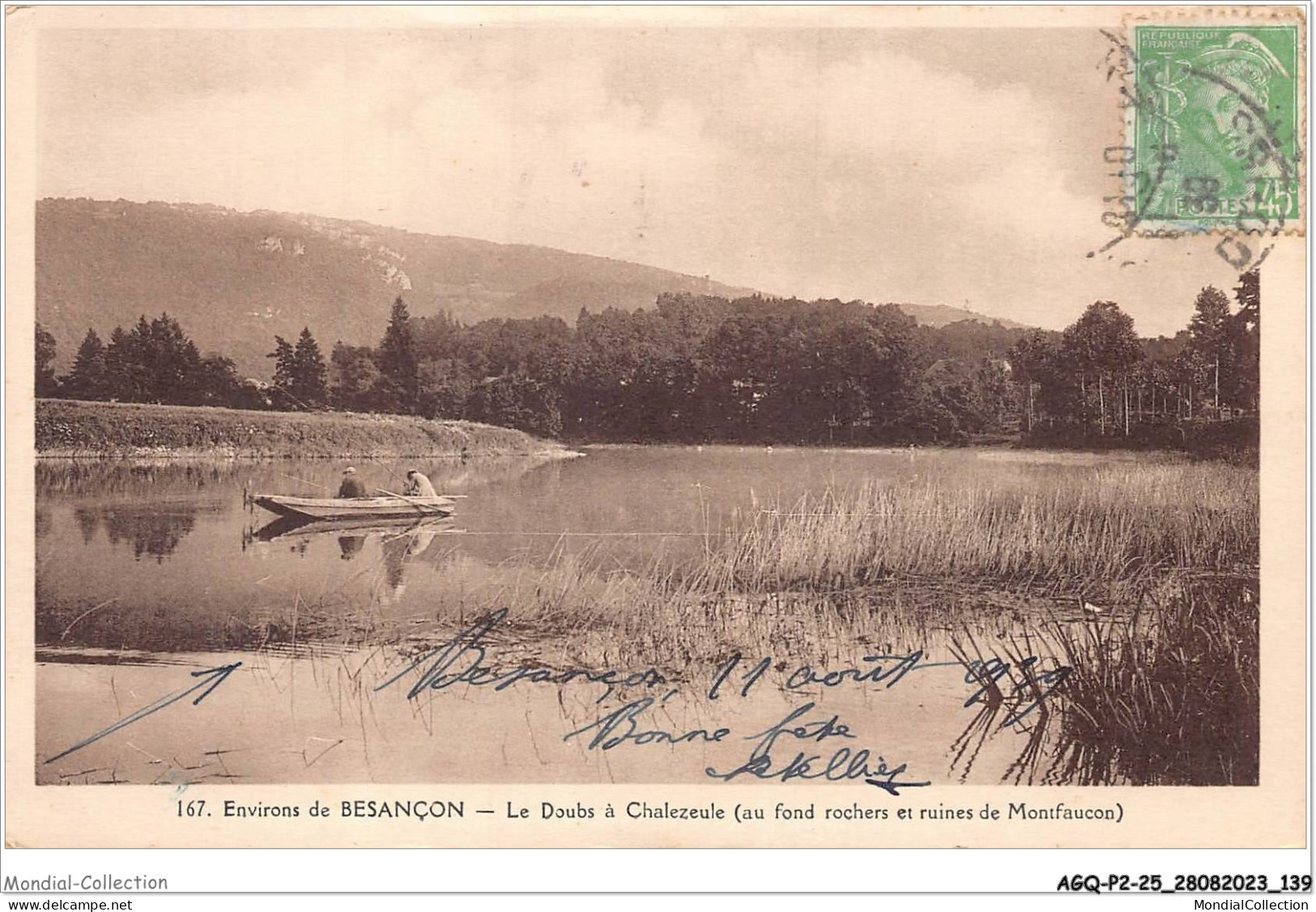 AGQP2-0144-25 - ENVIRONS DE BESANCON - Le Doubs A Chalezeule - Besancon