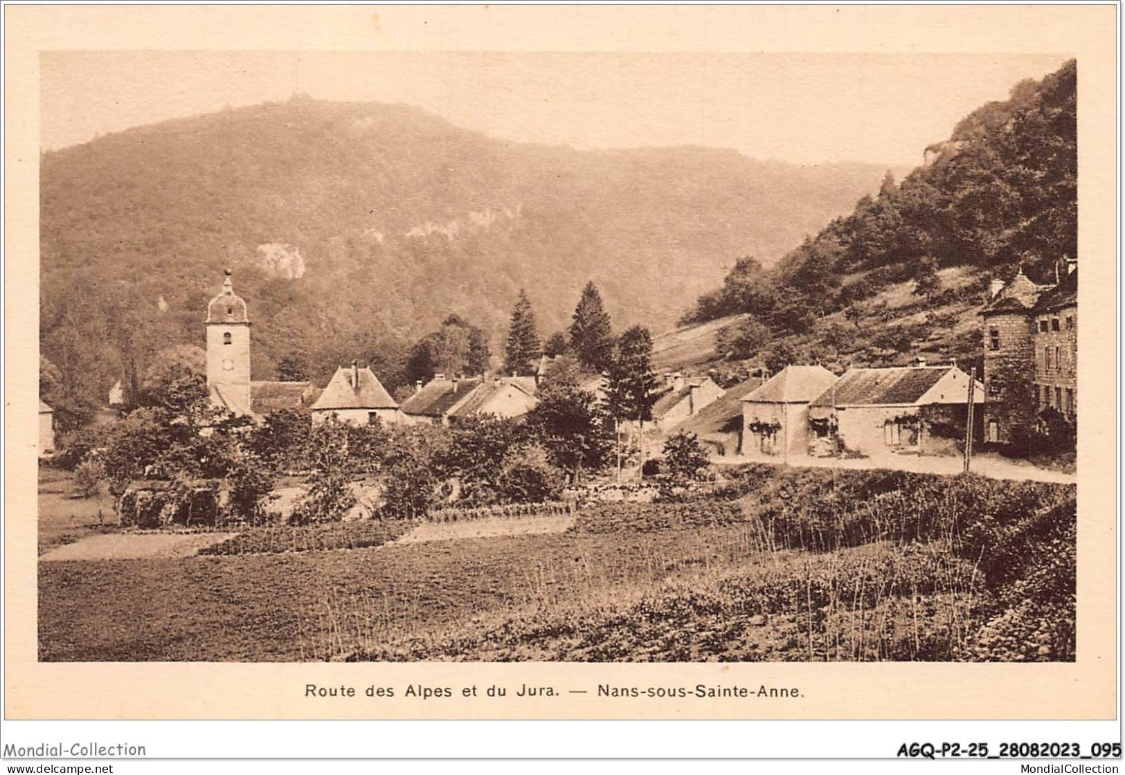 AGQP2-0122-25 - NANS-SOUS-SAINTE-ANNE - Route Des Alpes Et Du Jura - Besancon