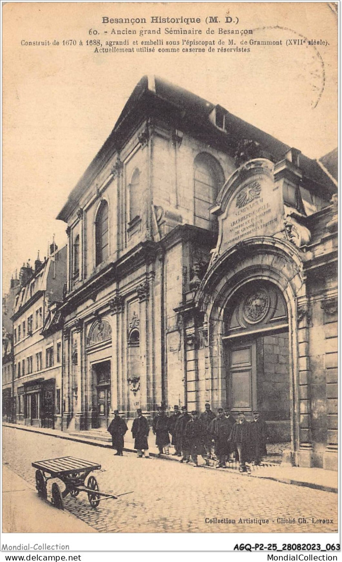 AGQP2-0106-25 - BESANCON HISTORIQUE - Ancien Grand Séminaire De Besancon - Besancon