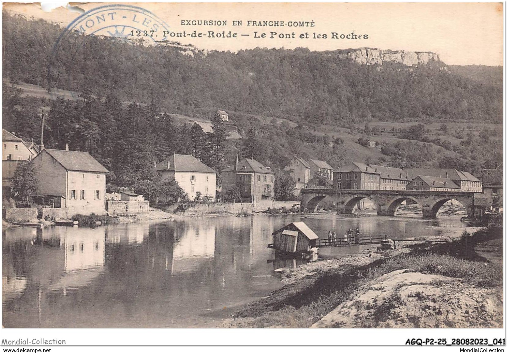 AGQP2-0095-25 - PONT-DE-ROIDE - Le Pont Et Les Roches - Montbéliard