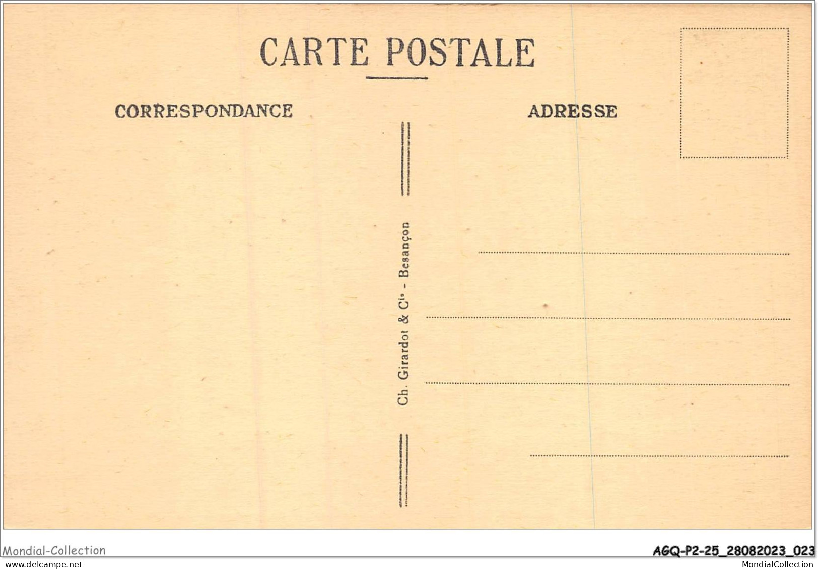 AGQP2-0085-25 - PONTARLIER - Place Sainte-bénigue - L'église - Pontarlier