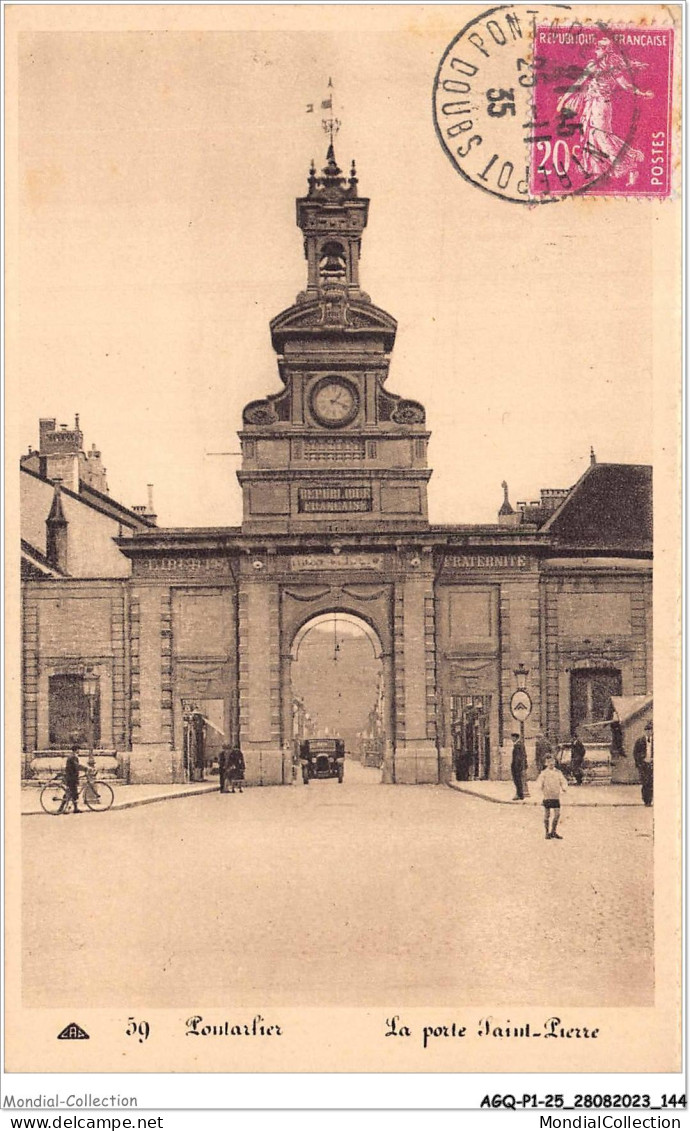 AGQP1-0073-25 - PONTARLIER - La Porte Saint-pierre - Pontarlier
