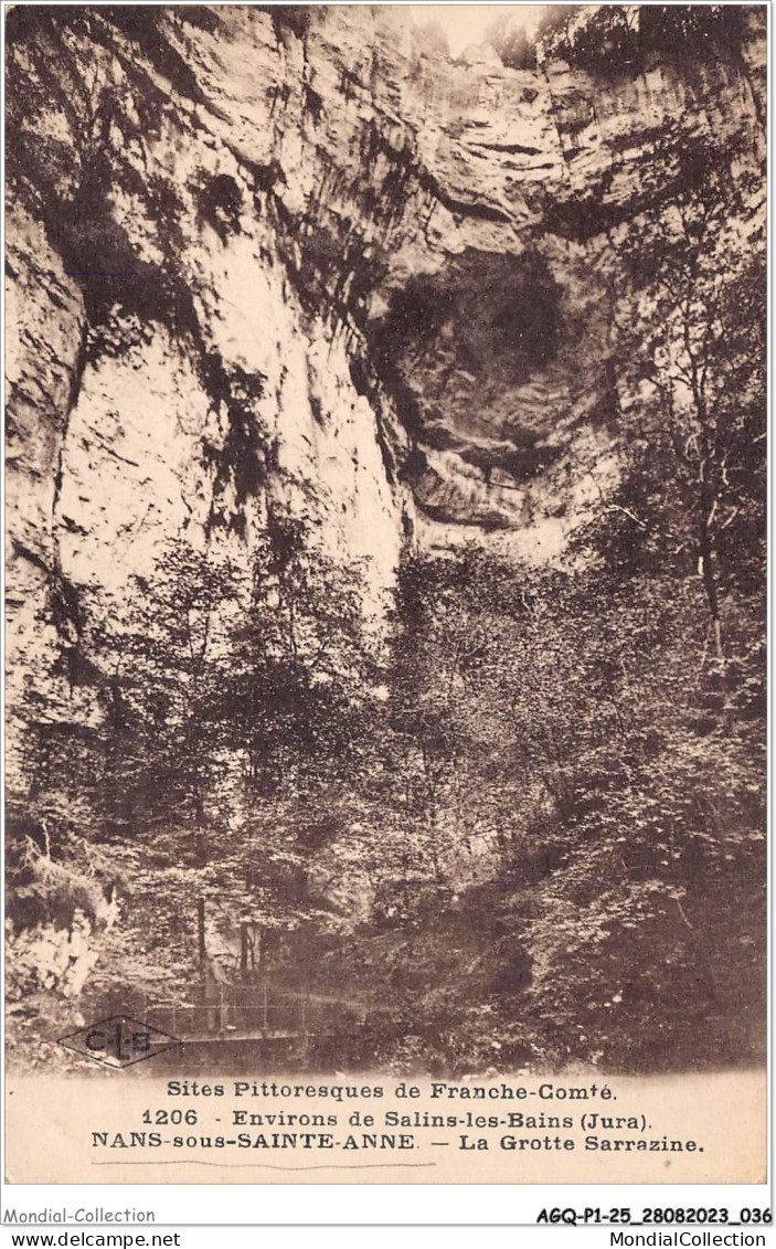 AGQP1-0019-25 - NANS-SOUS-SAINTE-ANNE - La Grotte Sarrazaine - Besancon