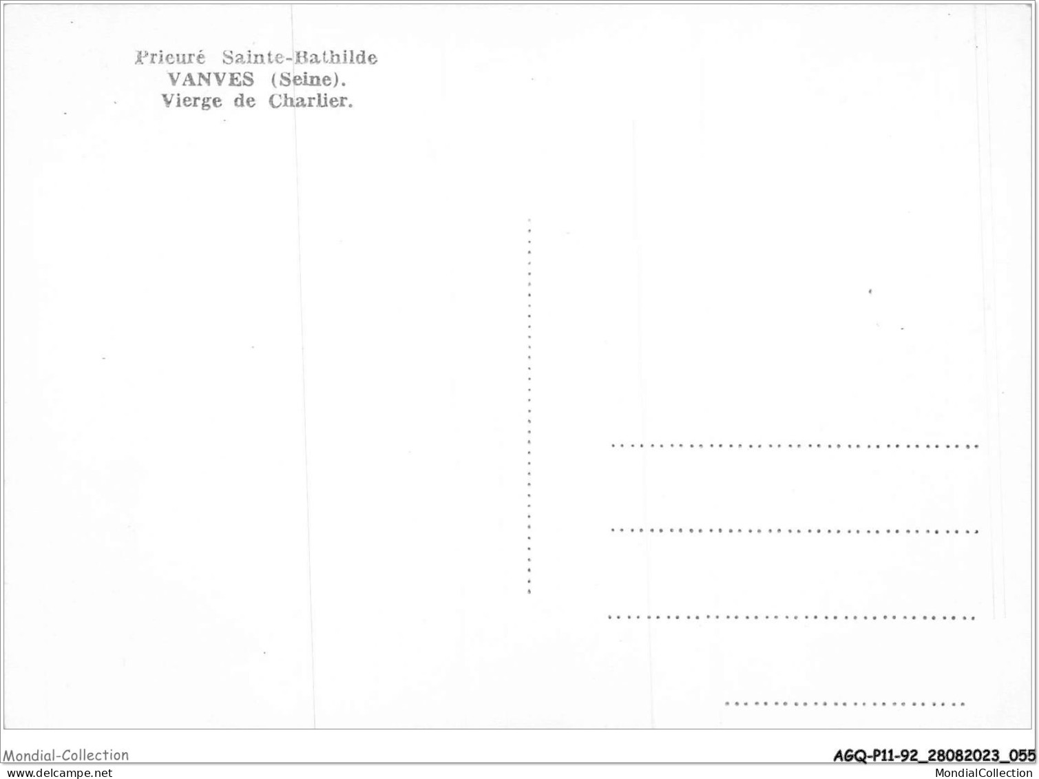 AGQP11-0871-92 - VANVES - Vierge De Charlier  - Vanves