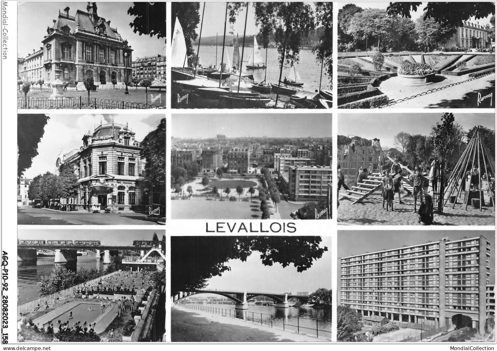 AGQP10-0842-92 - LEVALLOIS - Divers Aspects De La Ville  - Levallois Perret