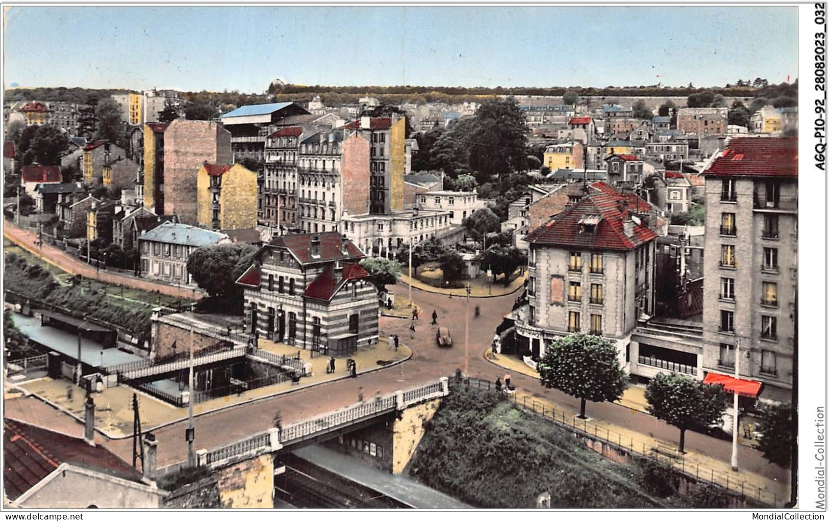 AGQP10-0779-92 - MEUDON - La Gare De Meudon - VALFLEURY - Panorama  - Meudon