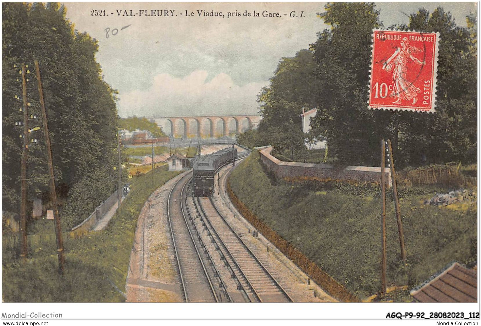 AGQP9-0726-92 - VAL-FLEURY - Le Viaduc - Pris De La Gare  - Other & Unclassified