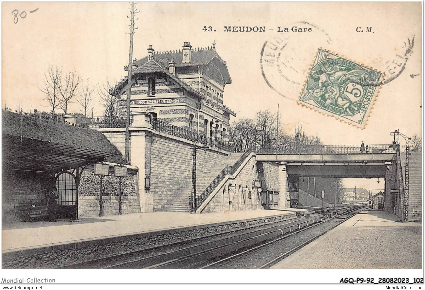 AGQP9-0721-92 - MEUDON - La Gare  - Meudon